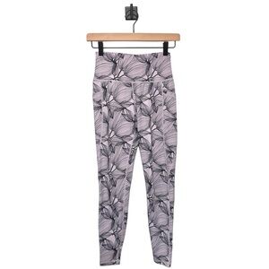 {BuffBunny} "Limitless" Purple Pink Black Floral Print Leggings